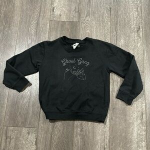 The wishing elephant Halloween goul gang sweatshirt black 5/6